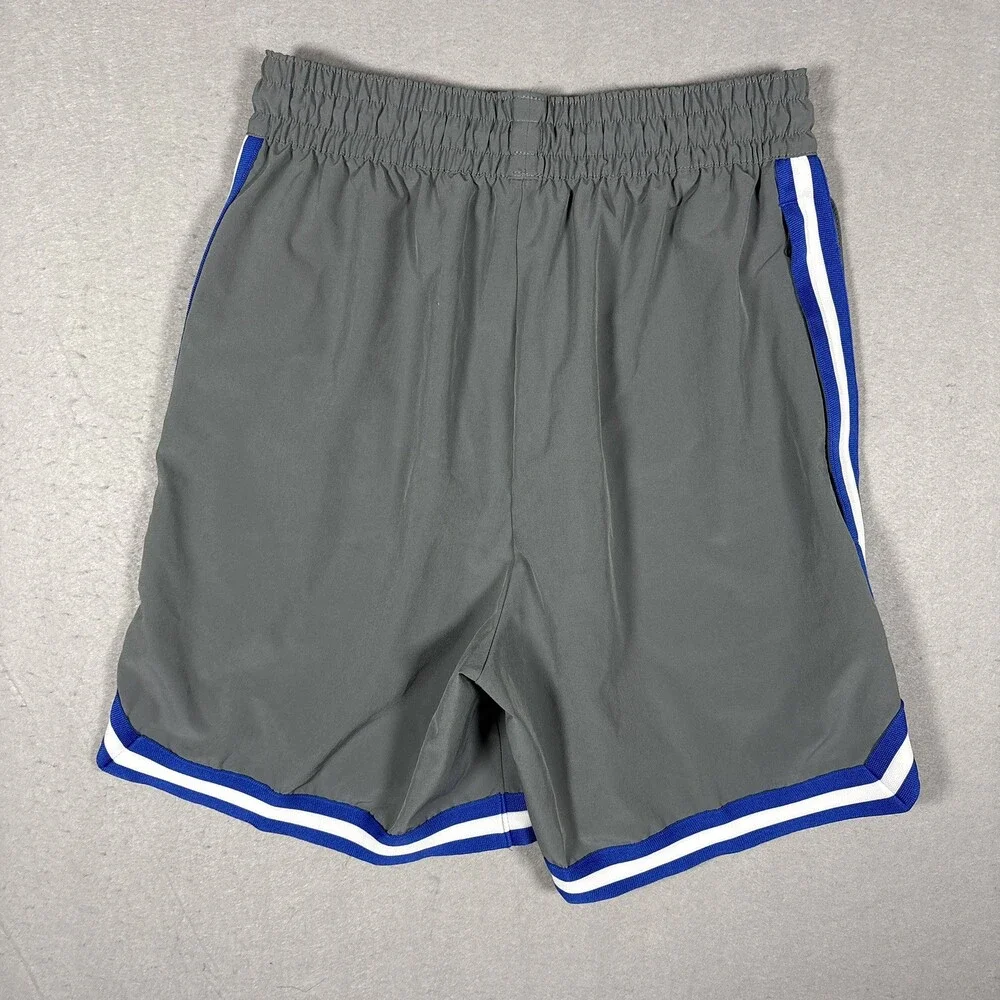 Nike Orlando Magic Dri Fit Grey and Blue Athletic Basketball Short Size S